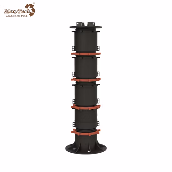 Aluminum Joist Plastic Adjustable Bearing Pedestal Supporting Base to Raise Marble and Decking Board