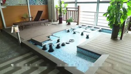 Aluminum Joist Plastic Adjustable Bearing Pedestal Supporting Base to Raise Marble and Decking Board