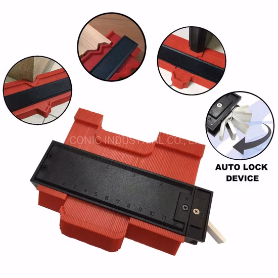 10 Inch Contour Gauge Duplicator Irregular Shape Instant Template Marking Gauge Adjustable Lock Device