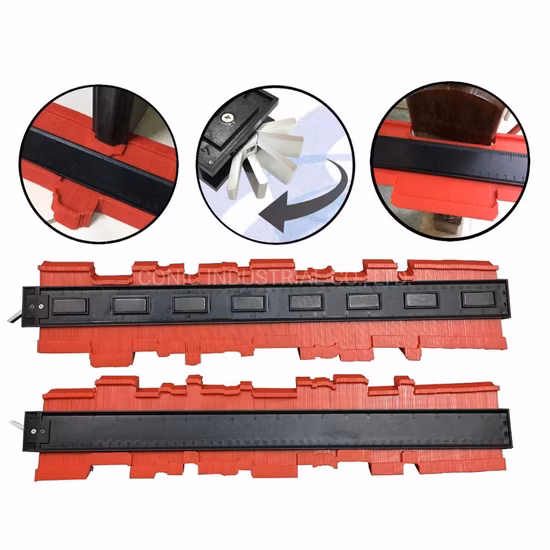 Duplicador de medidor de contorno de 10 pulgadas, plantilla instantánea de forma Irregular, medidor de marcado, dispositivo de bloqueo ajustable